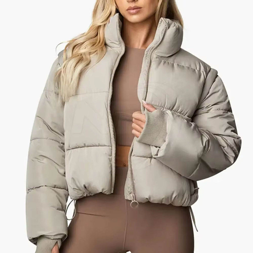 Hot Selling Lightweight Breathable Wool Lining Winter Puffer Jacket Women Wear Fashionable