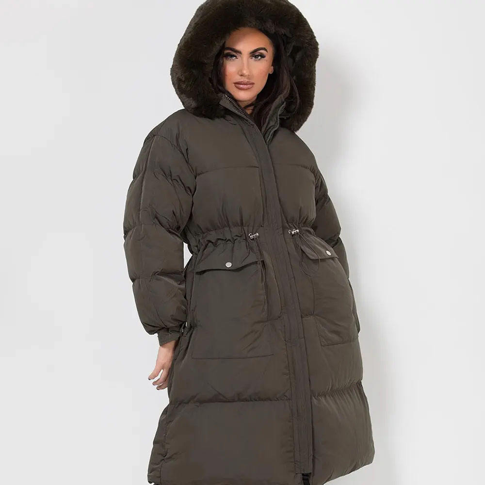Women's Khaki Jacket – Stylish Casual Autumn and Winter Outerwear