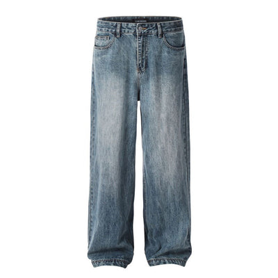 Casual Fashion Personality Distressed Washed Jeans Men