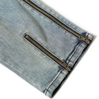 Casual Fashion Personalized Washed Worn Jeans Men