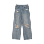 Casual Fashion Straight Washed Jeans For Men