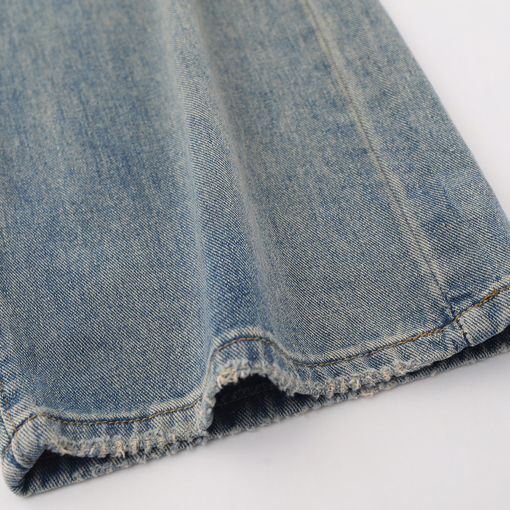Casual Fashion Straight Washed Jeans For Men