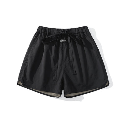 Casual LawFoo Spring Summer Drawstring Beach Sports Shorts Men And Women