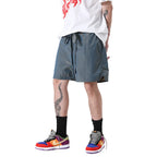 Casual LawFoo Spring Summer Drawstring Beach Sports Shorts Men And Women