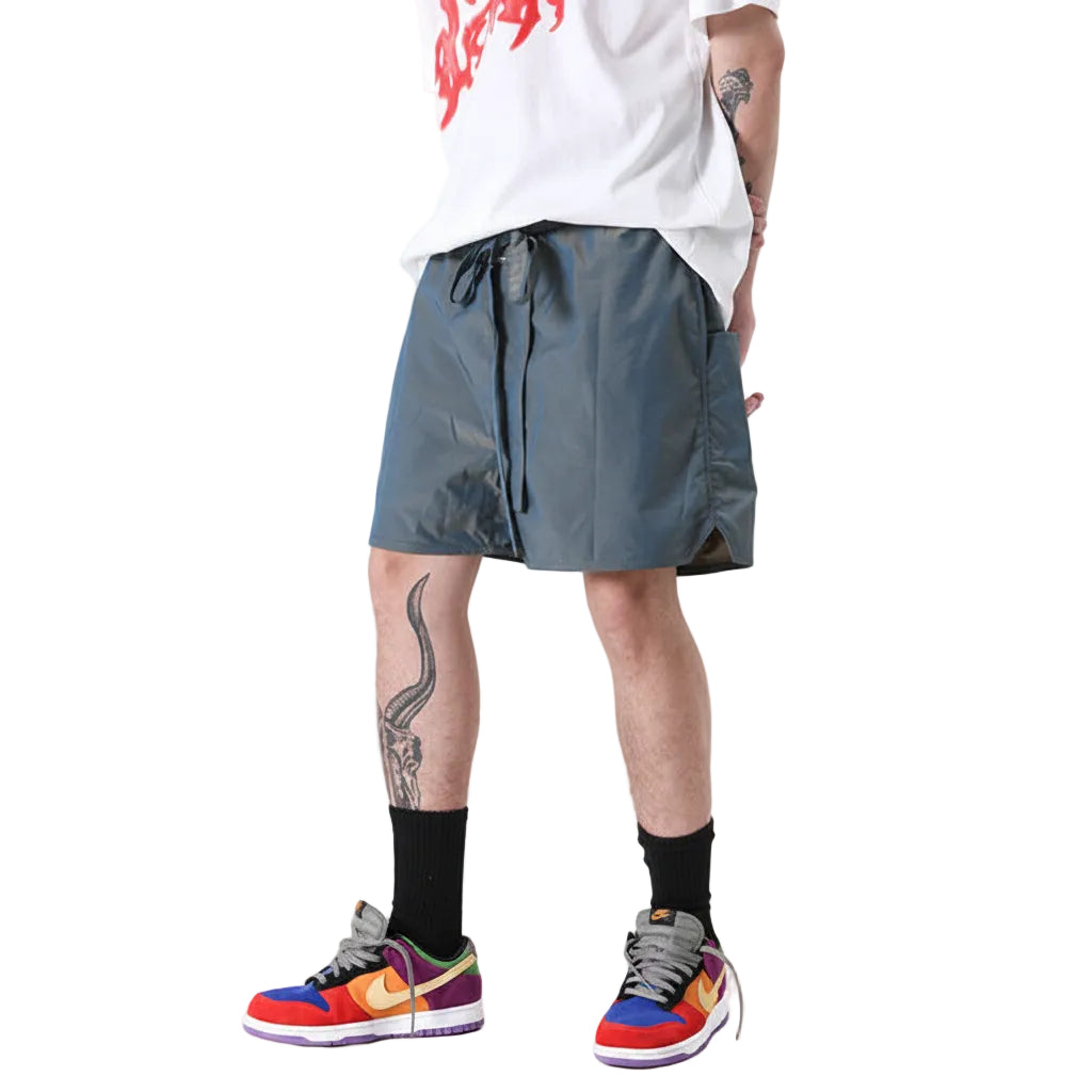 Casual LawFoo Spring Summer Drawstring Beach Sports Shorts Men And Women