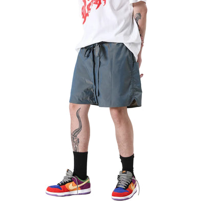 Casual LawFoo Spring Summer Drawstring Beach Sports Shorts Men And Women