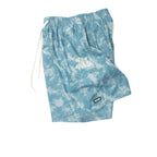 Casual Tie-Dye Washed Denim Five-Point Shorts For Men And Women