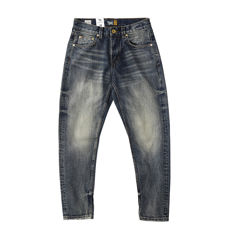 Classic Heavy Retro Jeans Loose Casual Men