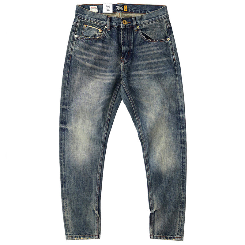 Classic Heavy Retro Jeans Loose Casual Men