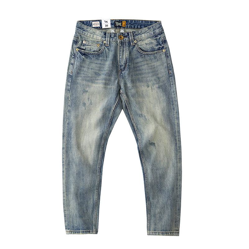 Classic Heavy Retro Jeans Loose Casual Men