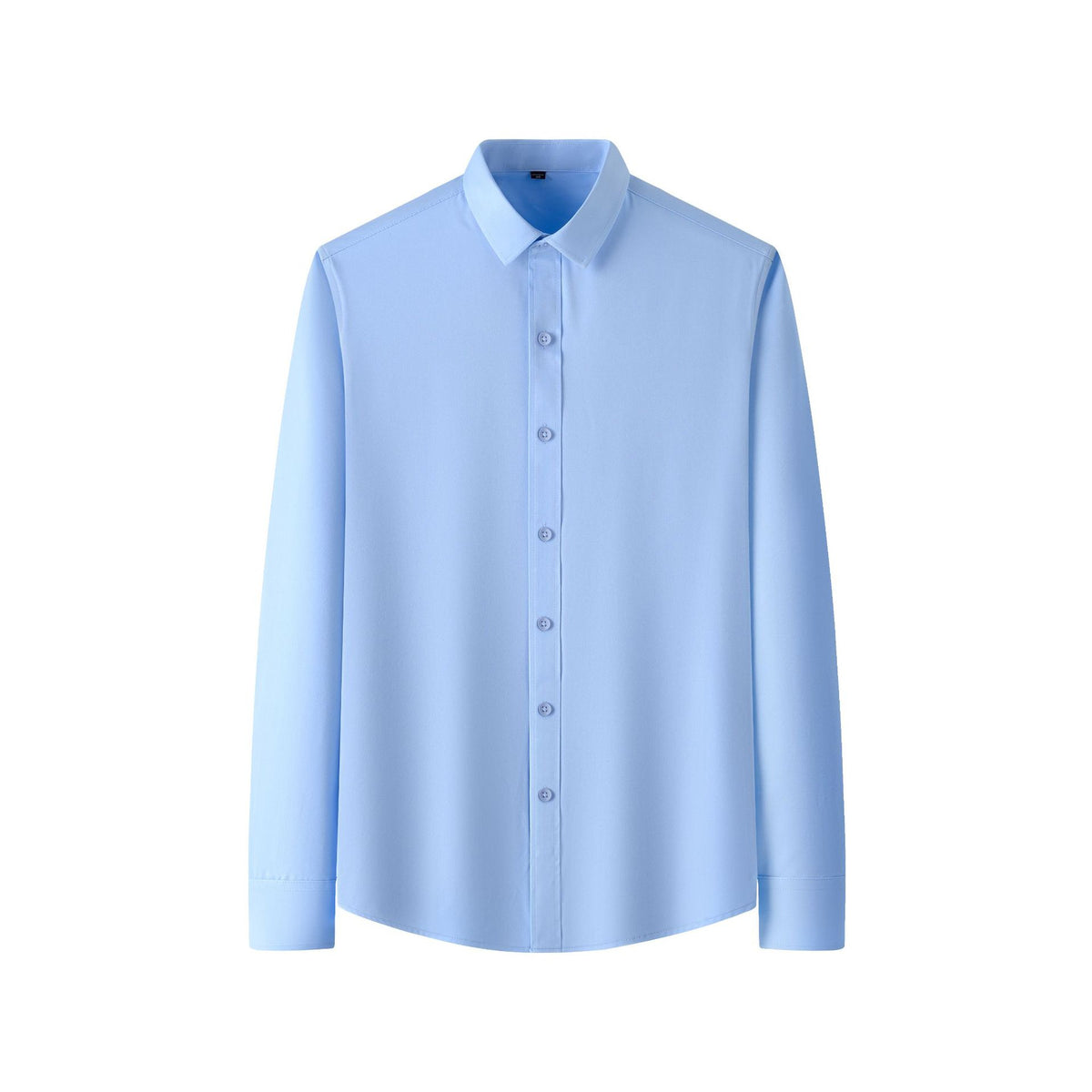 Classic Plus Size Full Elastic Force Shirt Men's Long Sleeve