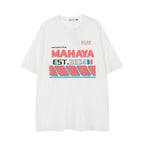 Contemporary Embroidered Letter Loose T-shirt For Men