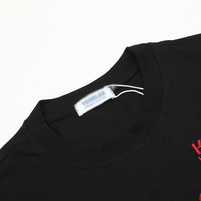 Contemporary Embroidered Letter Loose T-shirt For Men