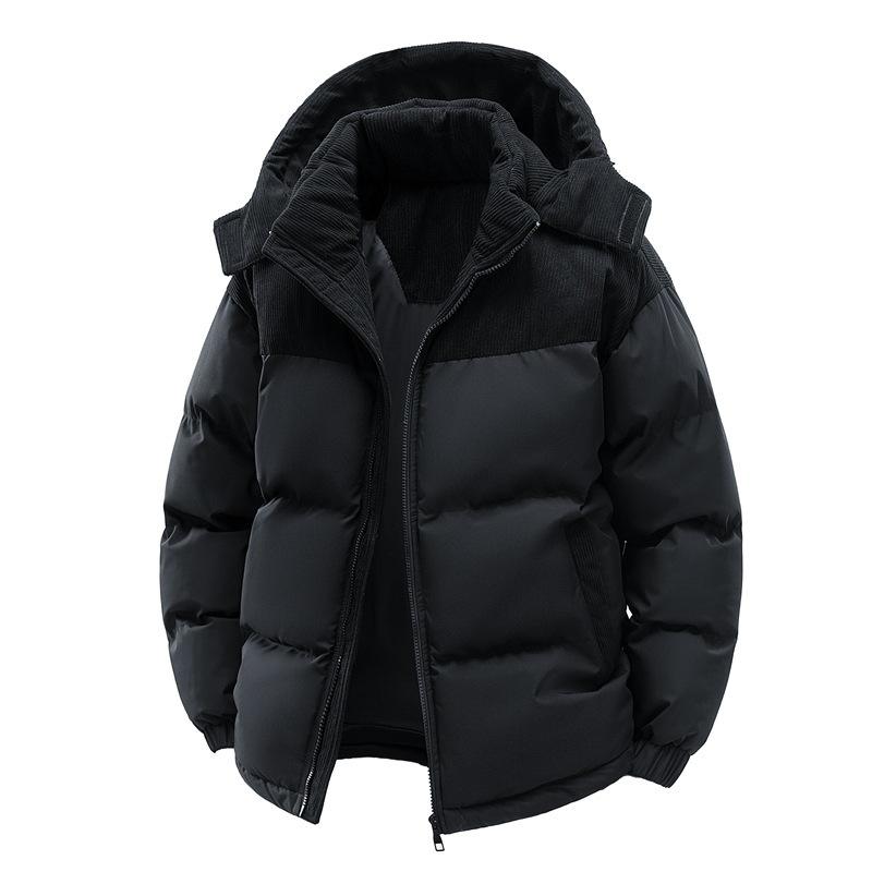 Trending Hot Selling Cotton Jacket with Men's Velvet Winter New Item Thickened Warm and Cold Puffer Jacket