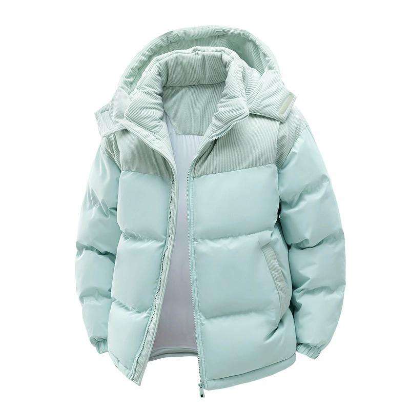 Trending Hot Selling Cotton Jacket with Men's Velvet Winter New Item Thickened Warm and Cold Puffer Jacket