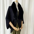 Women's Imitation Fur Winter Coat – Elegant Faux Fur Outerwear