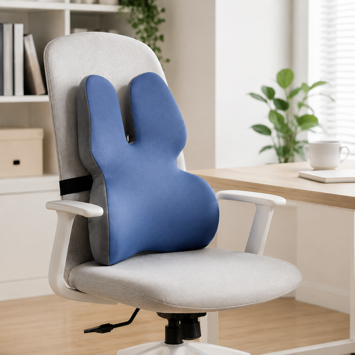 Foam Lumbar Support Cushion for Office Chair, Home and Desk Chair Back Support