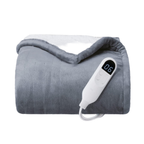 Electric Heated Throw Blanket for Single Bed, Adjustable Heat Control