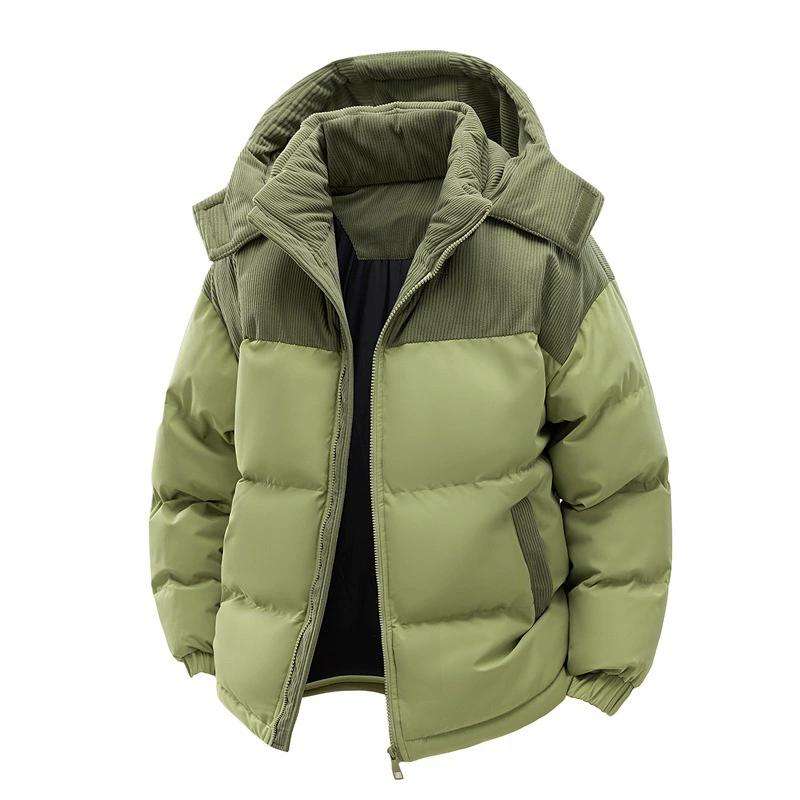 Trending Hot Selling Cotton Jacket with Men's Velvet Winter New Item Thickened Warm and Cold Puffer Jacket