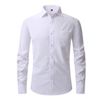 Modern Casual Long Sleeve Business Blouse Men Shirt