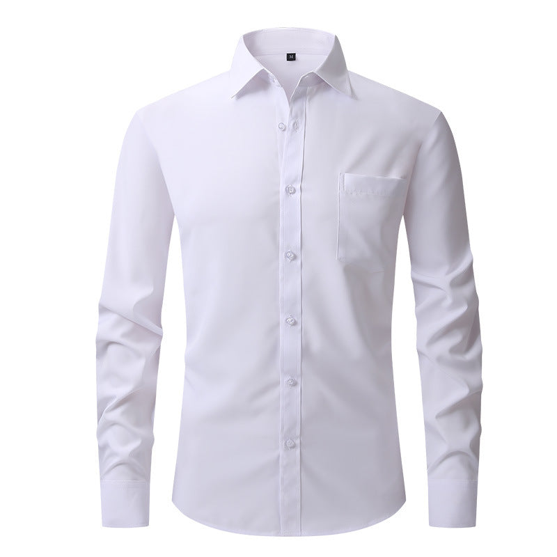 Modern Casual Long Sleeve Business Blouse Men Shirt