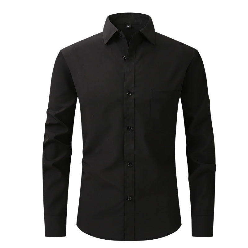 Modern Casual Long Sleeve Business Blouse Men Shirt