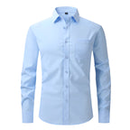 Modern Casual Long Sleeve Business Blouse Men Shirt