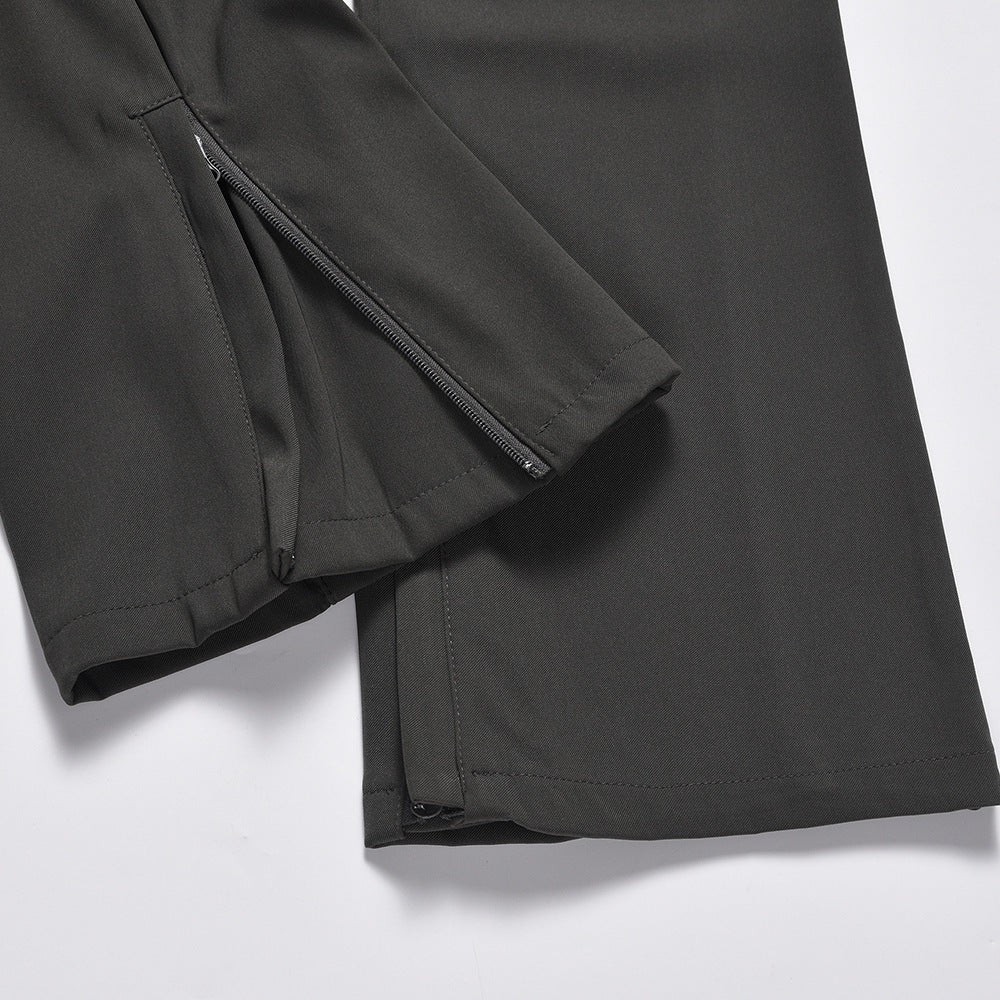 Modern Fashion American Solid Color Casual Pants Men