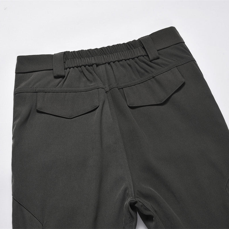 Modern Fashion American Solid Color Casual Pants Men