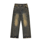 Modern Fashion Personality Wide Leg Jeans Men