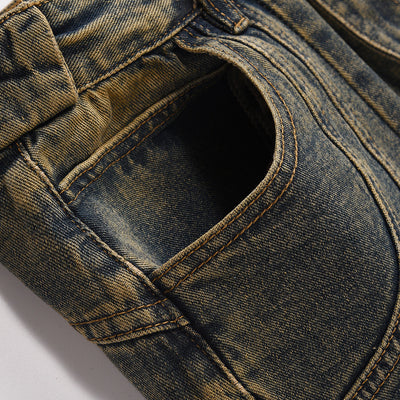 Modern Fashion Personality Wide Leg Jeans Men