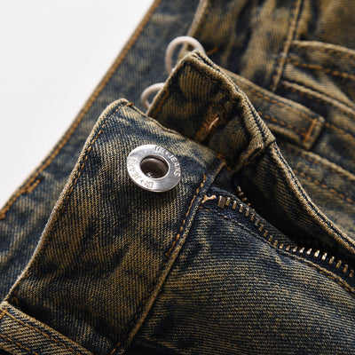 Modern Fashion Personality Wide Leg Jeans Men