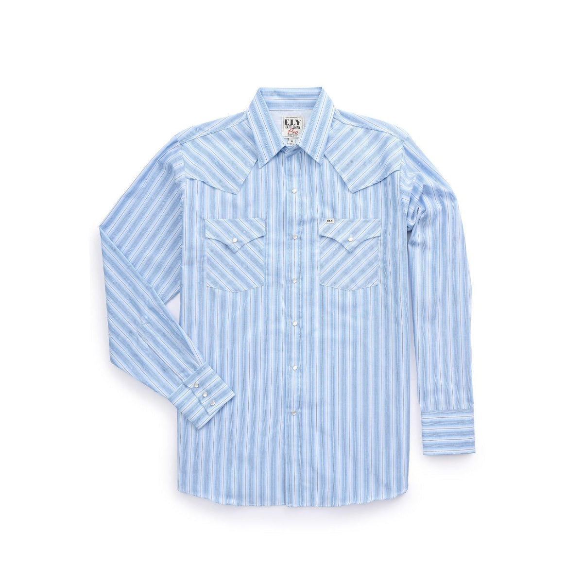Modern Fashionable Long-sleeve Western-style Striped Shirt For Men