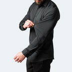 Modern Full Elastic Non-ironing Long-sleeved Shirt For Men