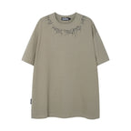 Modern Statue Printed Short-sleeved T-shirt Men