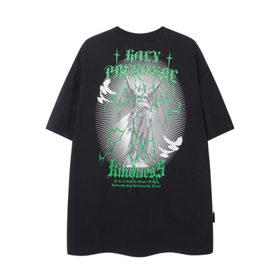 Modern Statue Printed Short-sleeved T-shirt Men