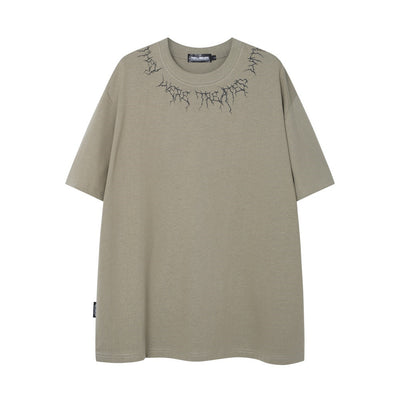 Modern Statue Printed Short-sleeved T-shirt Men