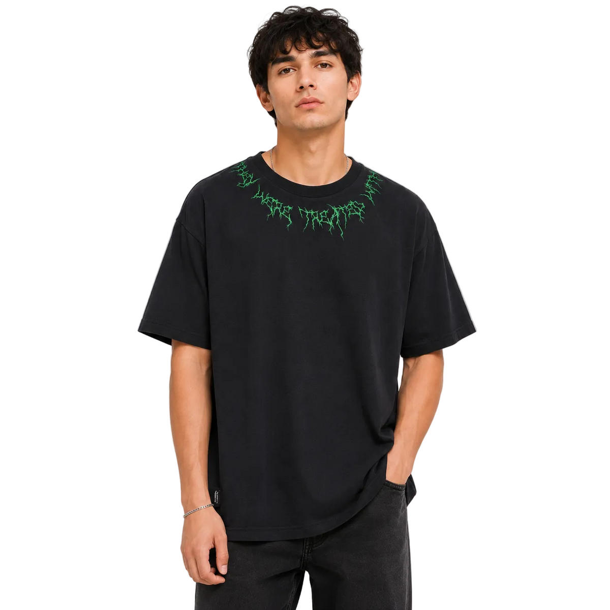 Modern Statue Printed Short-sleeved T-shirt Men