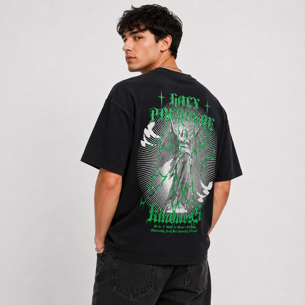 Modern Statue Printed Short-sleeved T-shirt Men