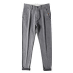 Modern Trendy All-match Men's Pants Slim-fit Straight Pants Men