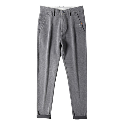 Modern Trendy All-match Men's Pants Slim-fit Straight Pants Men