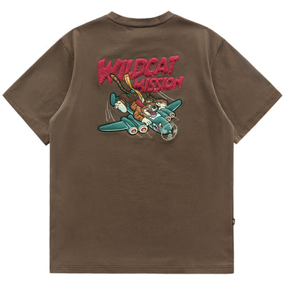 Relaxed Embroidered Short Sleeve T Shirt For Men