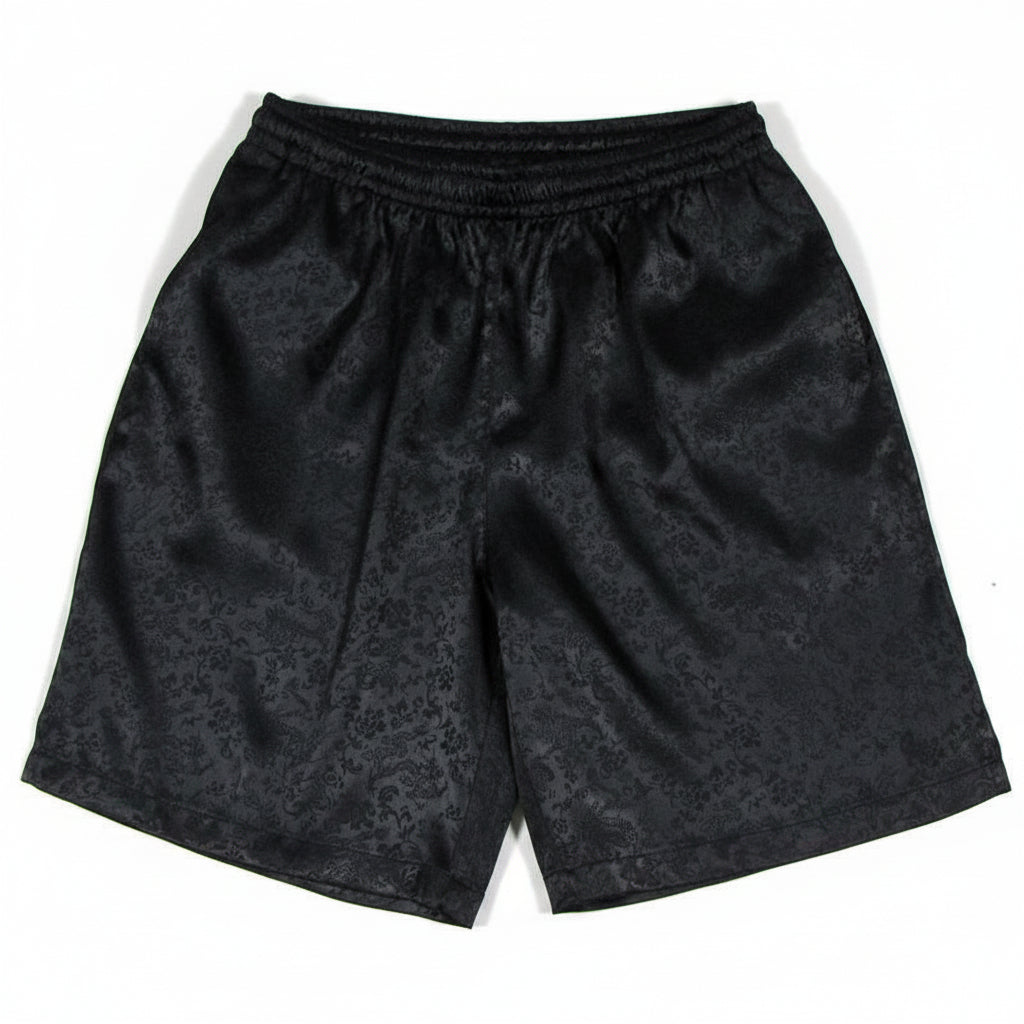 Traditional Men's Tang Suit Shorts Drawstring Elastic Tai Chi Shorts