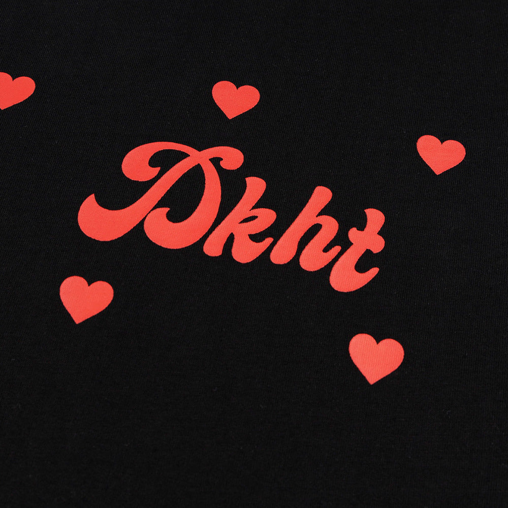Trendy Fashion Letter Heart Printing T-shirt Men