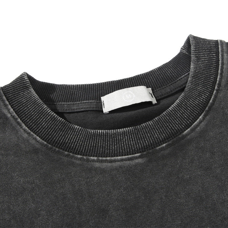 Vintage Pattern Printed T-shirt Top For Men